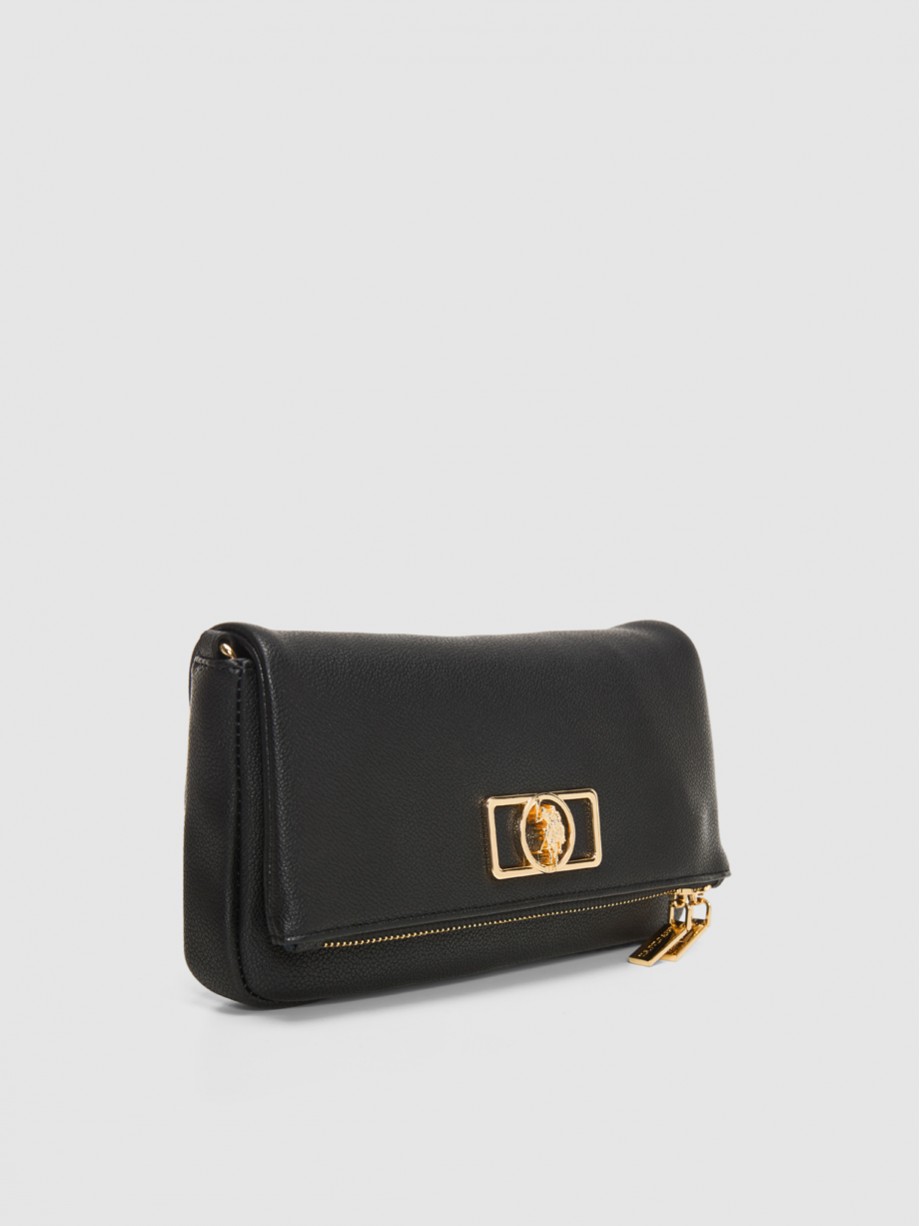 JONES CHIC clutch μαύρη
