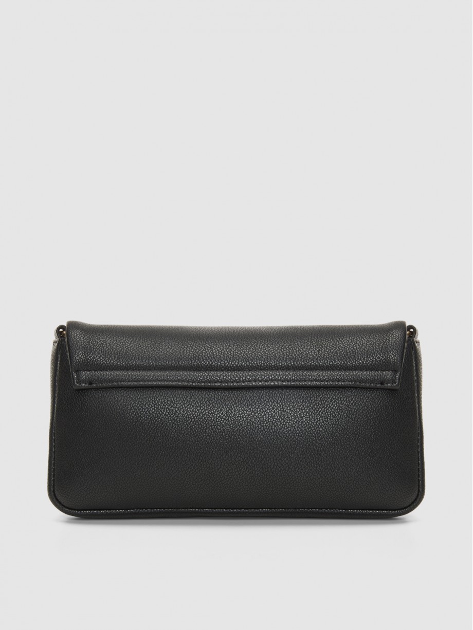 JONES CHIC clutch μαύρη