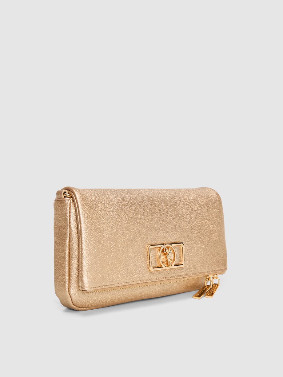 JONES CHIC clutch χρυσό