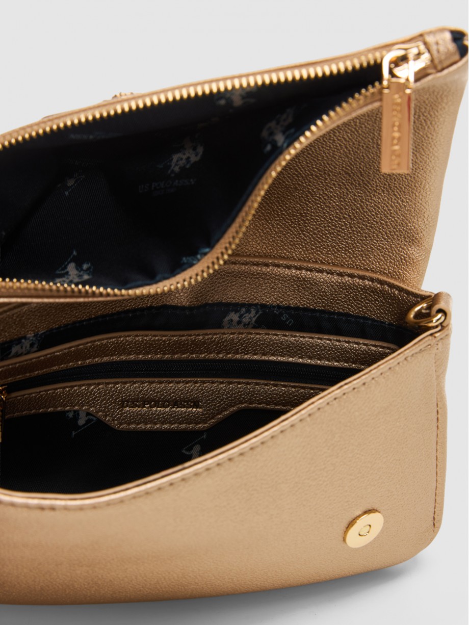 JONES CHIC clutch χρυσό