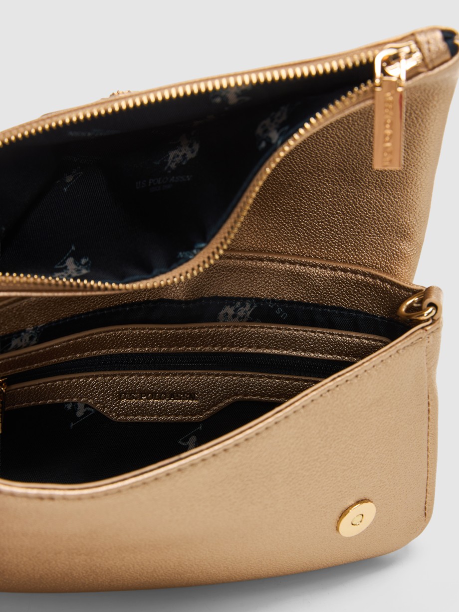 JONES CHIC clutch χρυσό