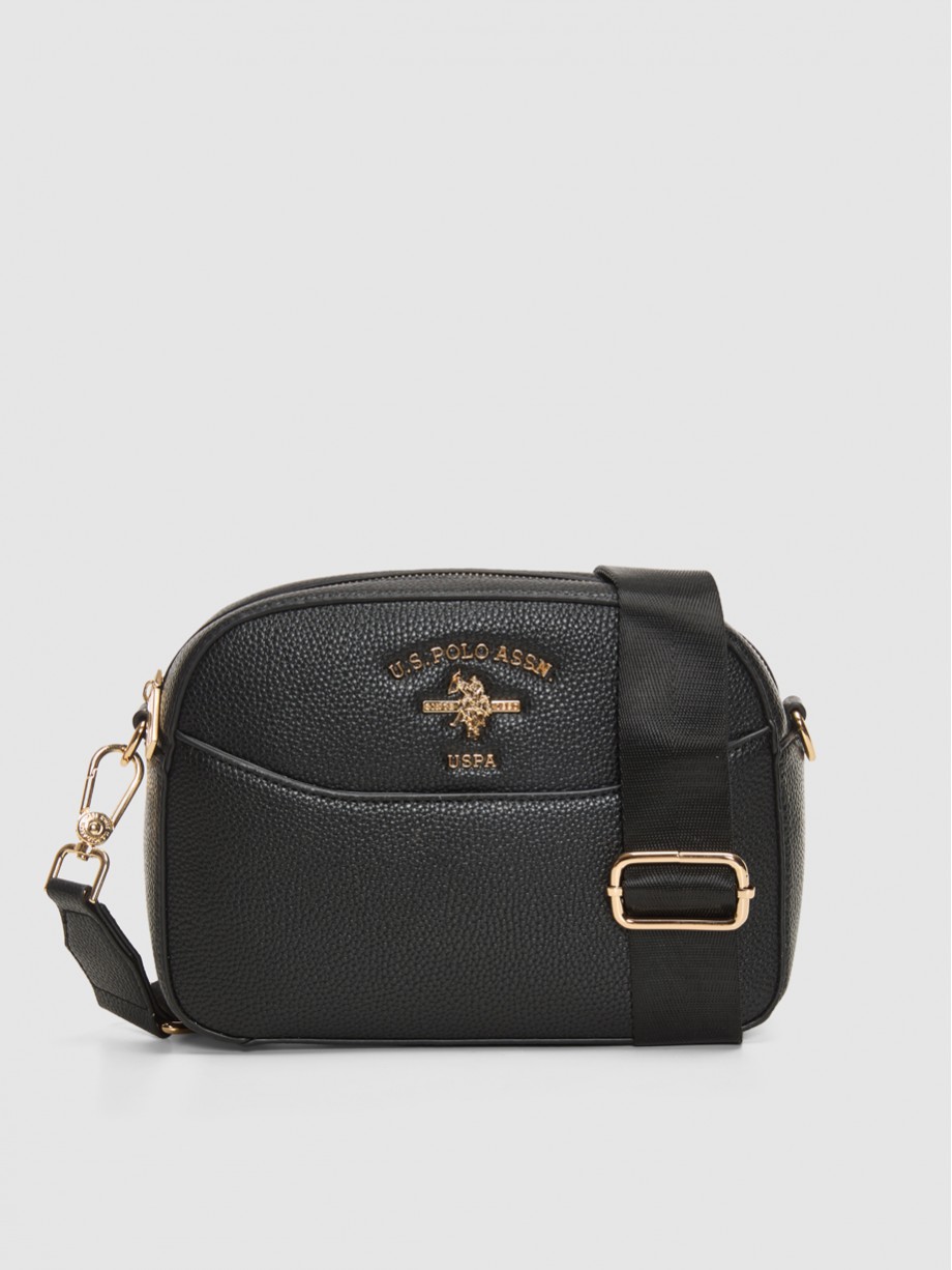 STANFORD small crossbody μαύρη