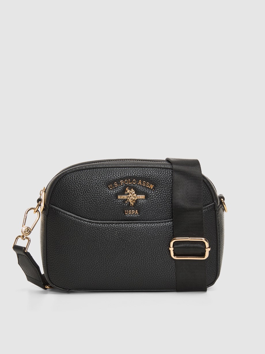 STANFORD small crossbody μαύρη