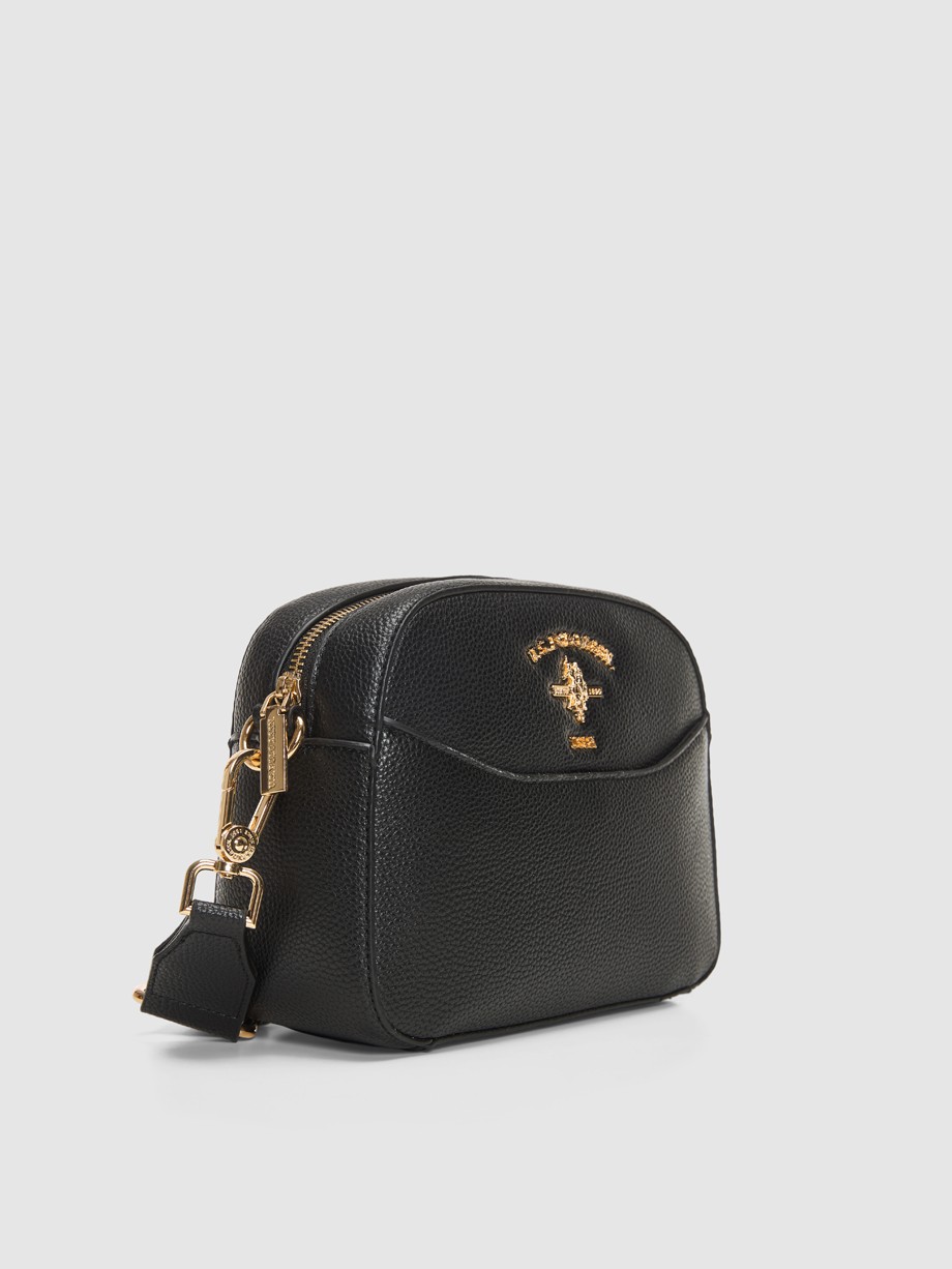 STANFORD small crossbody μαύρη