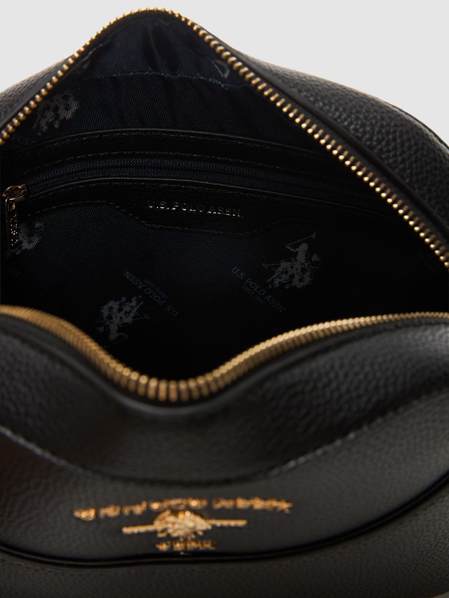 STANFORD small crossbody μαύρη