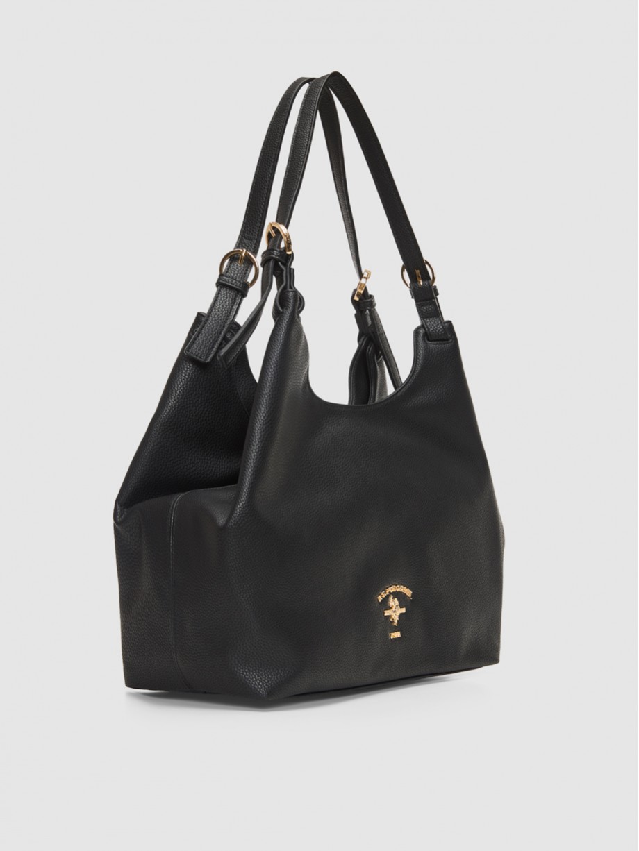 STANFORD large double handle μαύρη