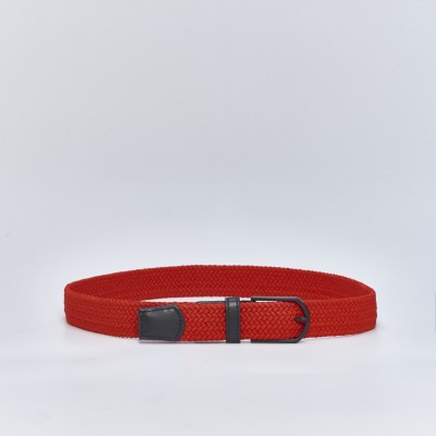 BOSS SHOES Men's woven belts in red