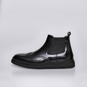 U6795 Men's chelsea boots in black