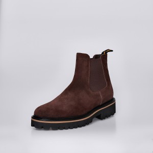 U5110 SUE Men's chelsea boots in brown