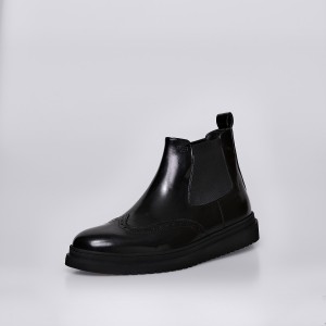U6795 Men's chelsea boots in black