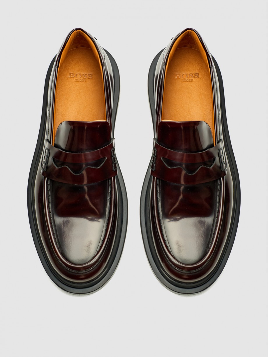 Loafers ανδρικά μπορντώ