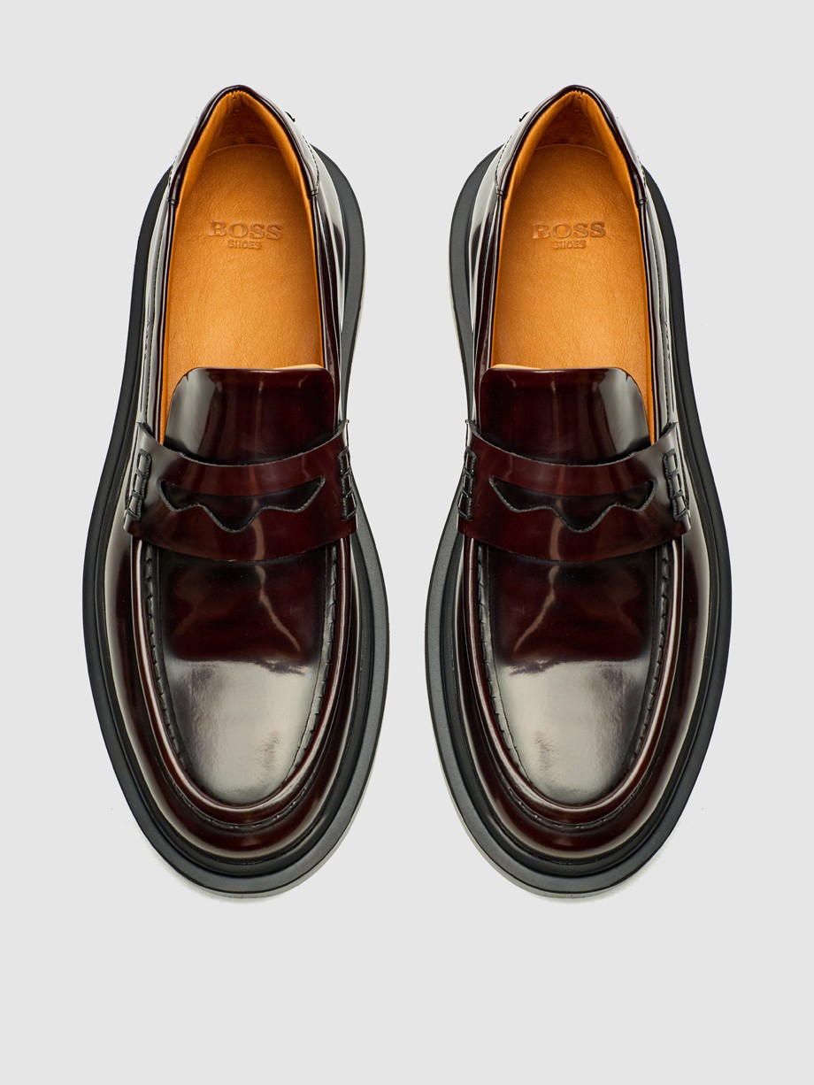 Loafers ανδρικά μπορντώ