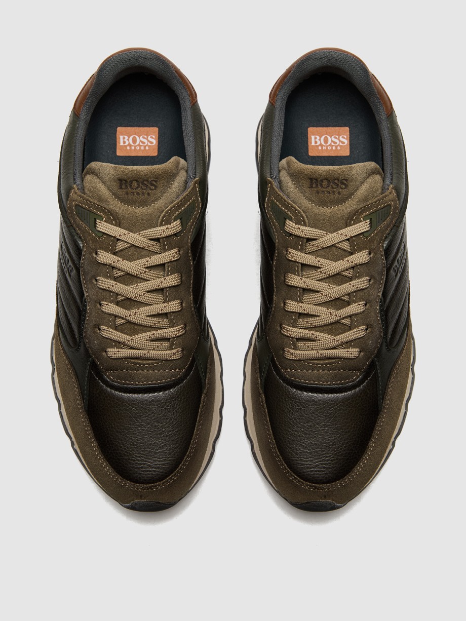 Sneakers ανδρικά χακί