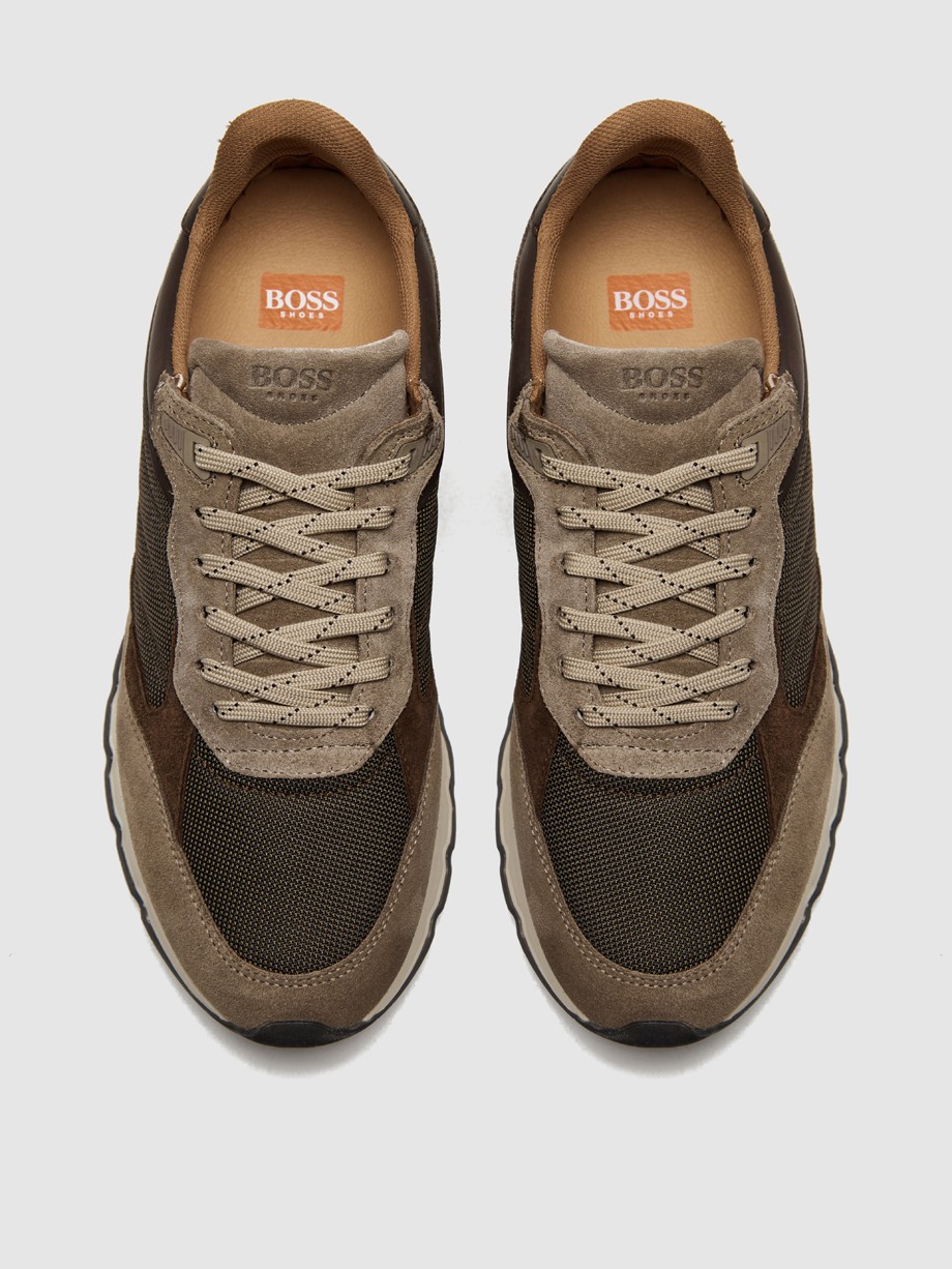 Sneakers ανδρικά καφέ