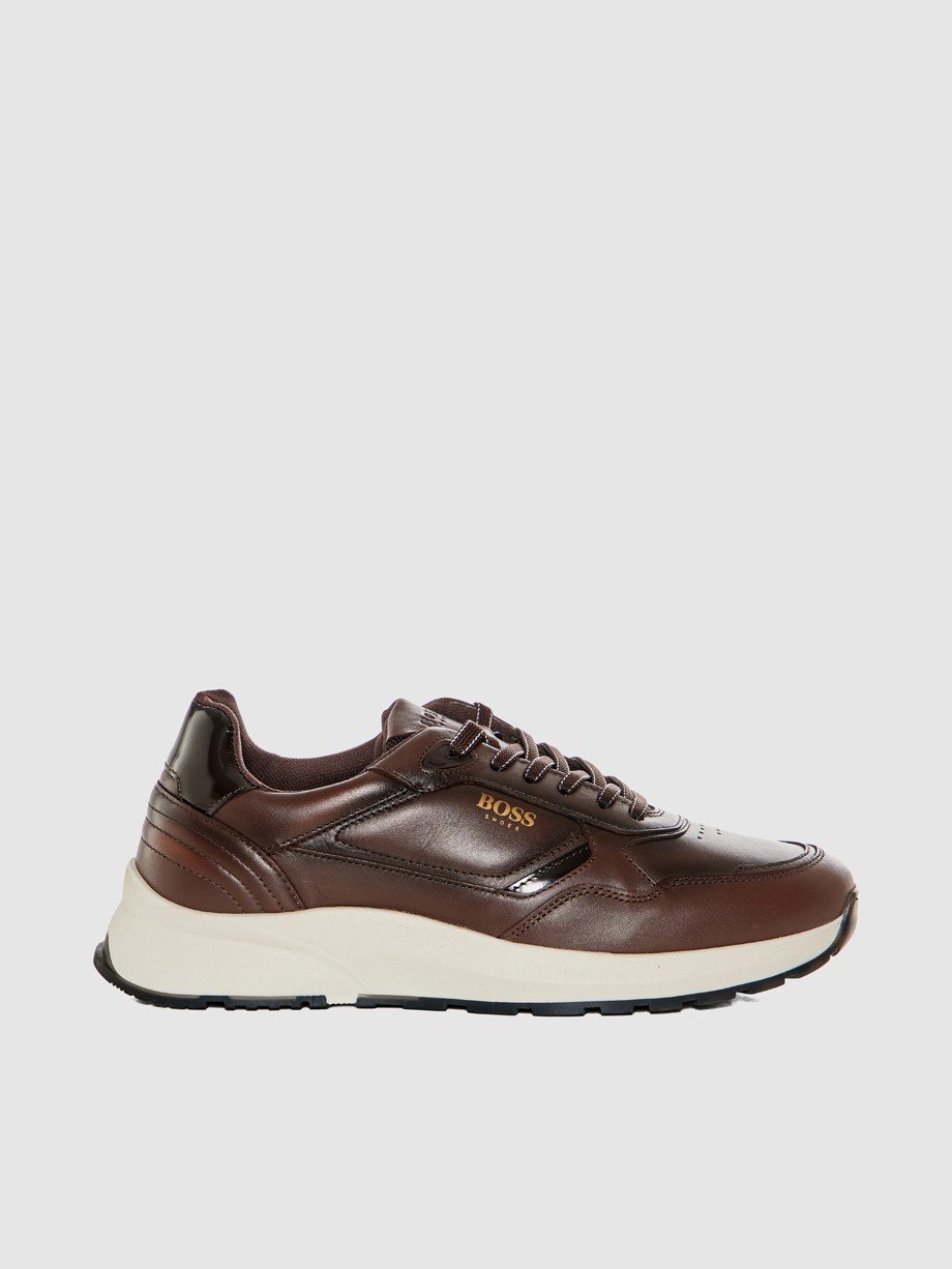 Sneakers ανδρικά καφέ