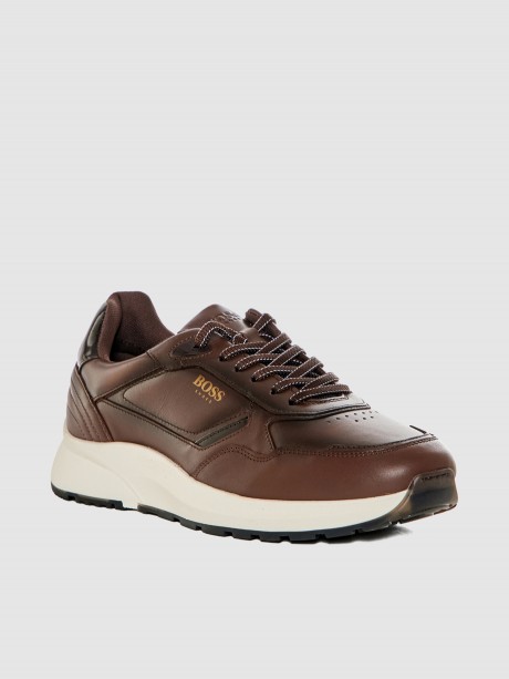 Sneakers ανδρικά καφέ