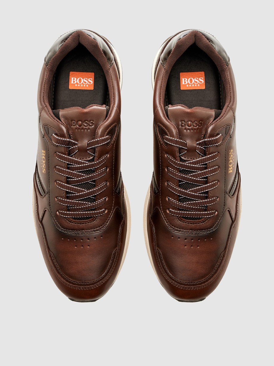 Sneakers ανδρικά καφέ