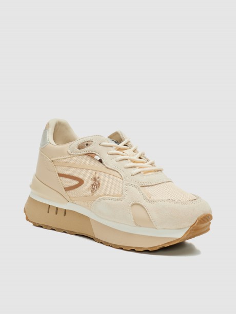 Sneakers γυναικεία μπεζ