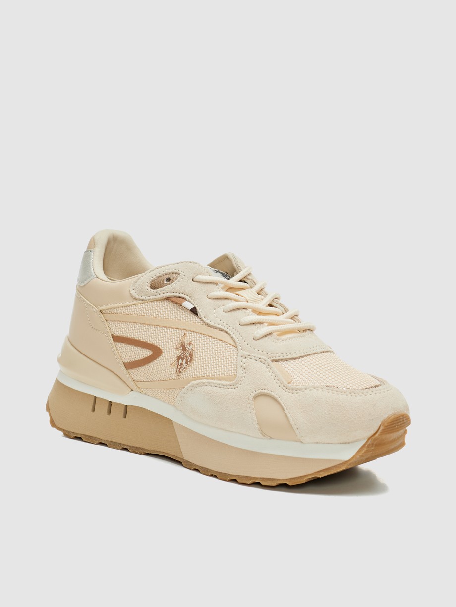 Sneakers γυναικεία μπεζ