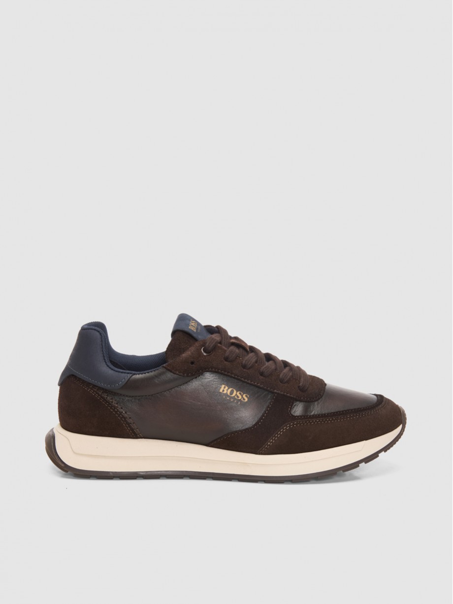 Sneakers ανδρικά καφέ