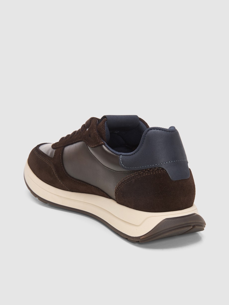 Sneakers ανδρικά καφέ
