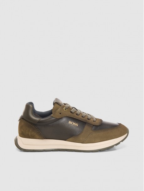 Sneakers ανδρικά χακί