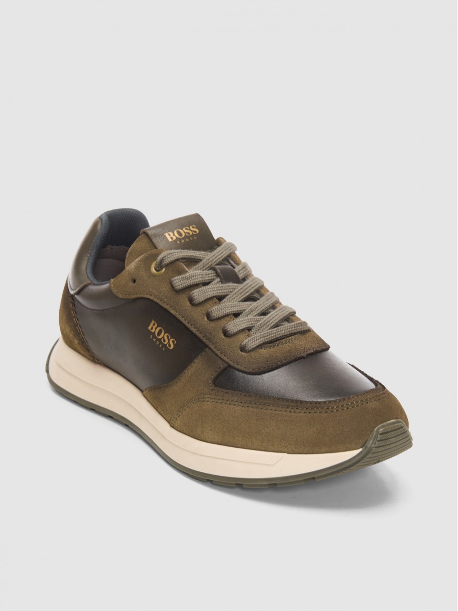 Sneakers ανδρικά χακί