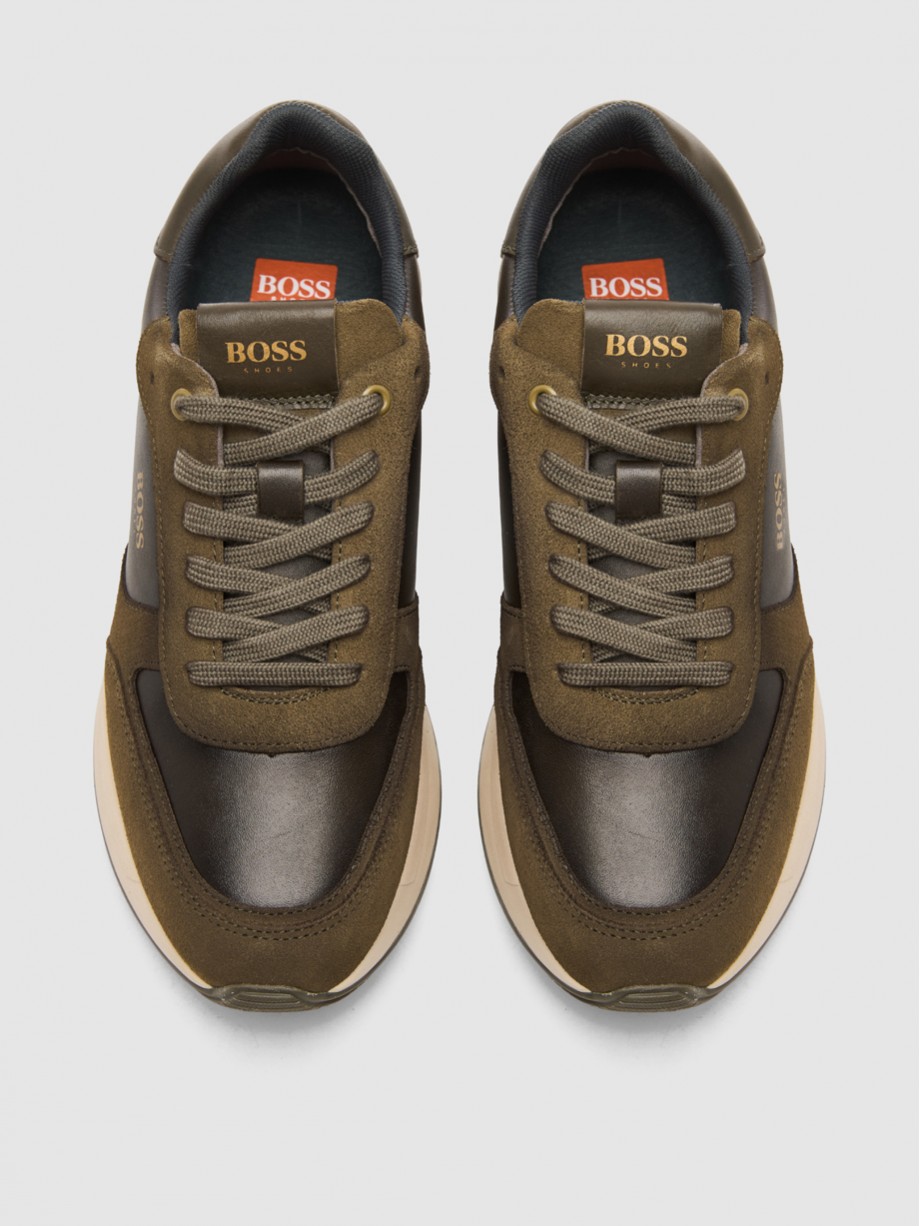 Sneakers ανδρικά χακί