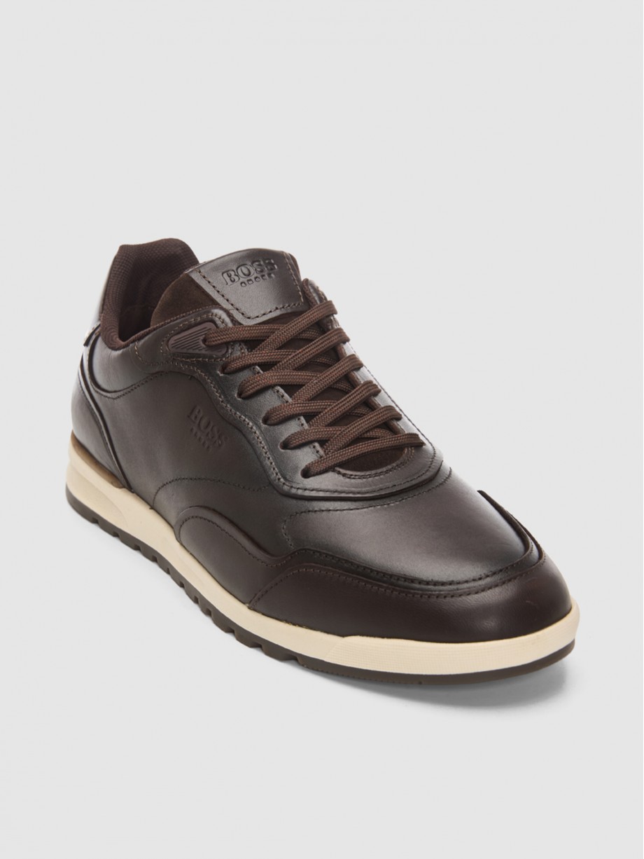 Sneakers ανδρικά καφέ