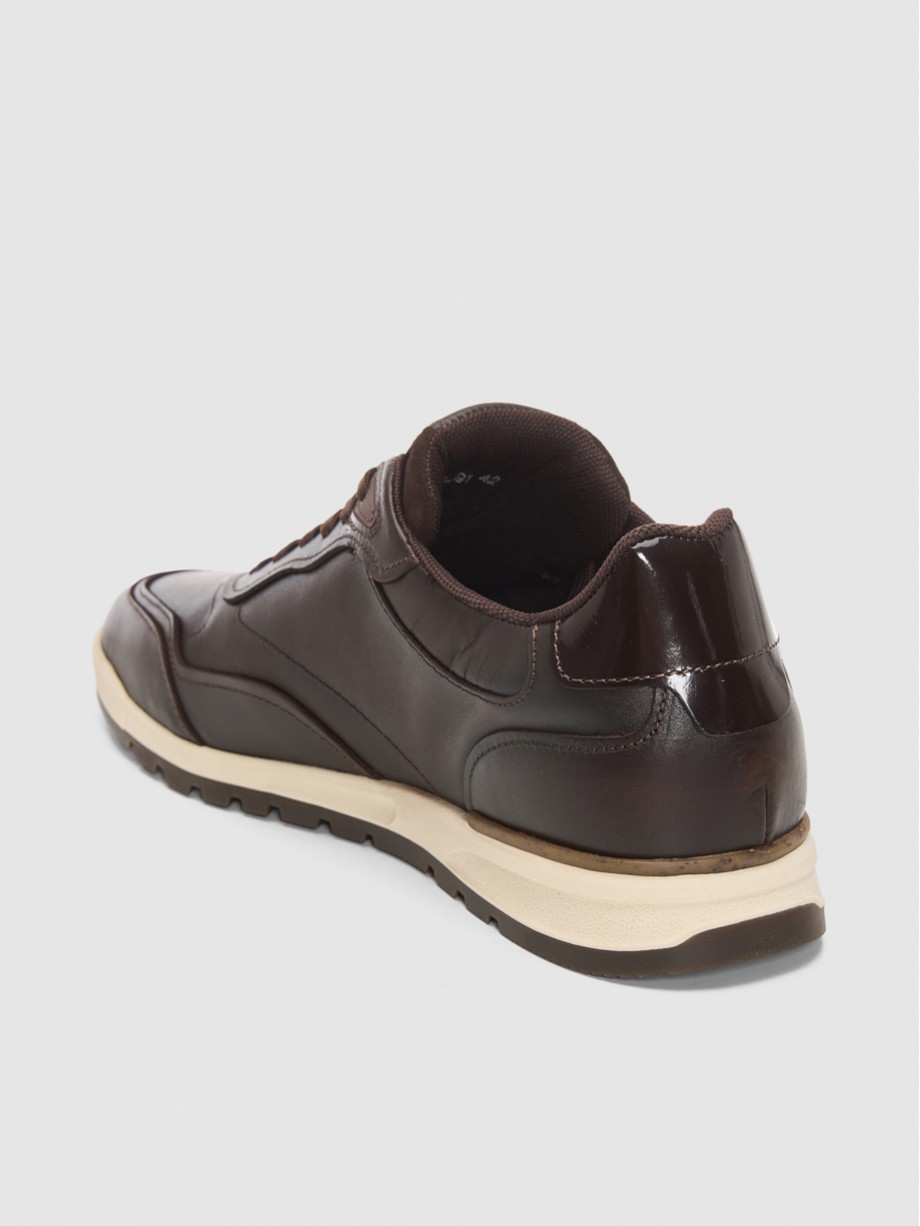 Sneakers ανδρικά καφέ