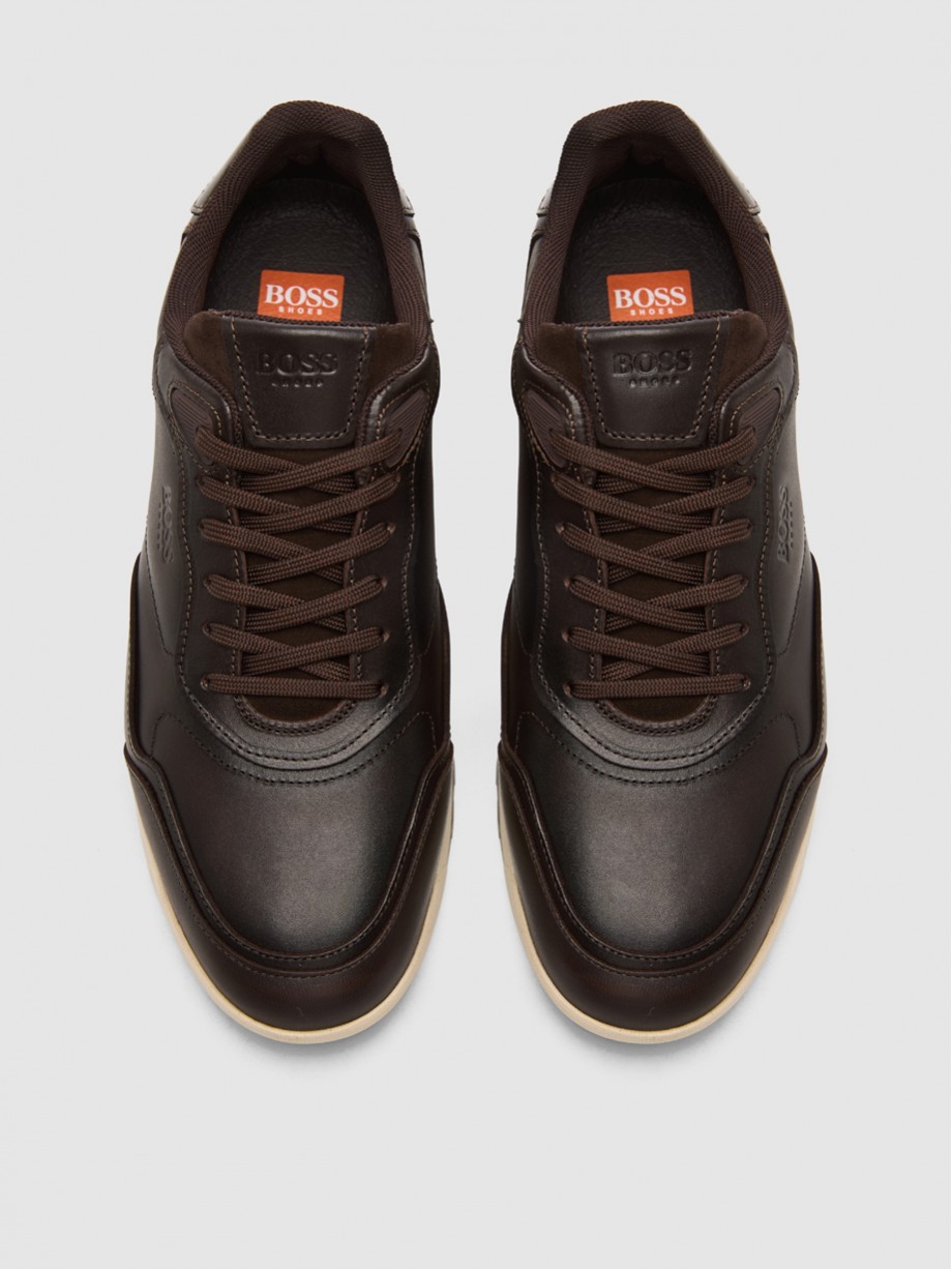 Sneakers ανδρικά καφέ