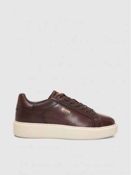 Sneakers ανδρικά καφέ