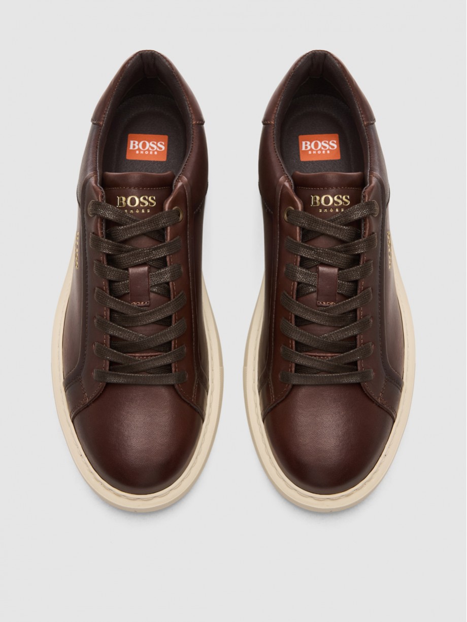Sneakers ανδρικά καφέ
