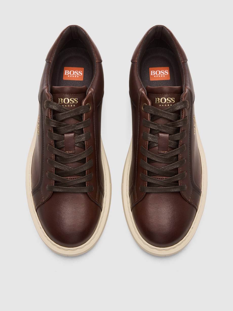 Sneakers ανδρικά καφέ
