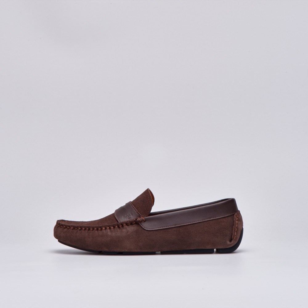 S6890 SUEDE Men's Loafers in brown