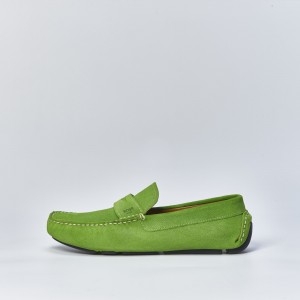 V6890 SUE Men's Loafers in green