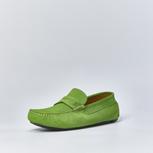 V6890 SUE Men's Loafers in green