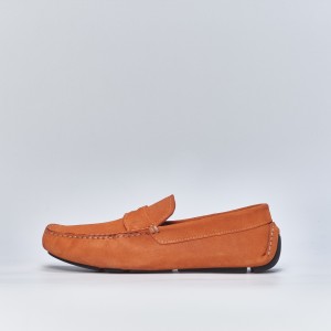 V6890 SUE Men's Loafers in orange