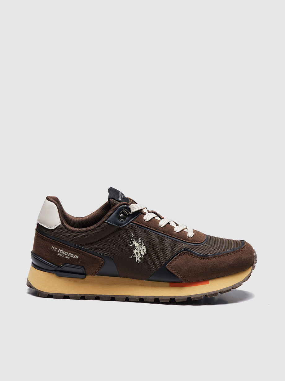 Sneakers ανδρικά καφέ