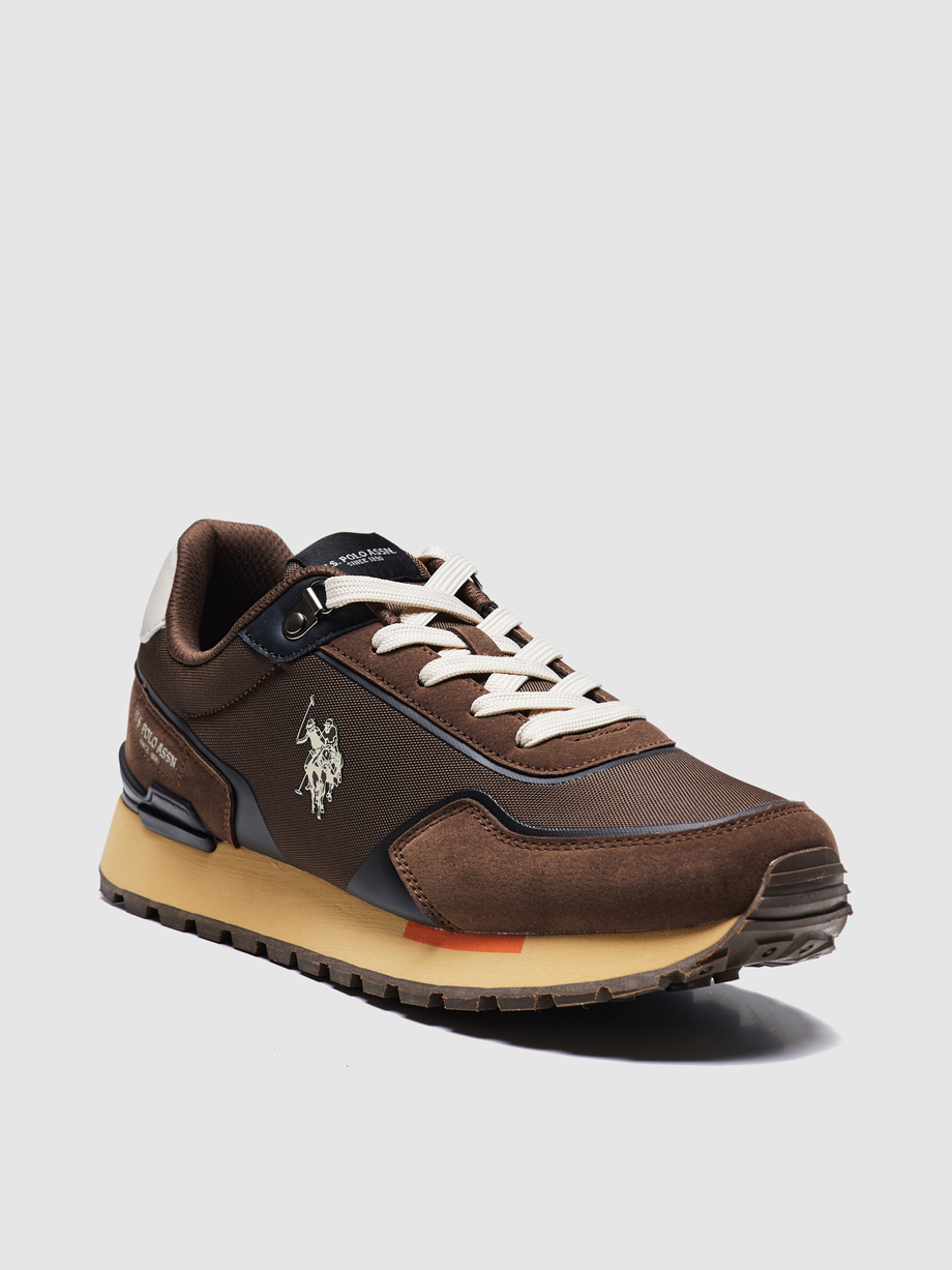Sneakers ανδρικά καφέ