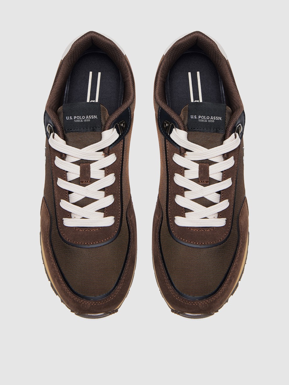 Sneakers ανδρικά καφέ Sneakers ανδρικά καφέ