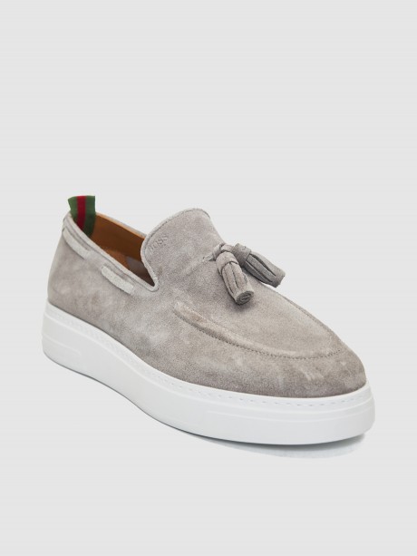 Loafers ανδρικά γκρι