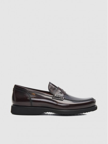 Loafers ανδρικά μπορντώ