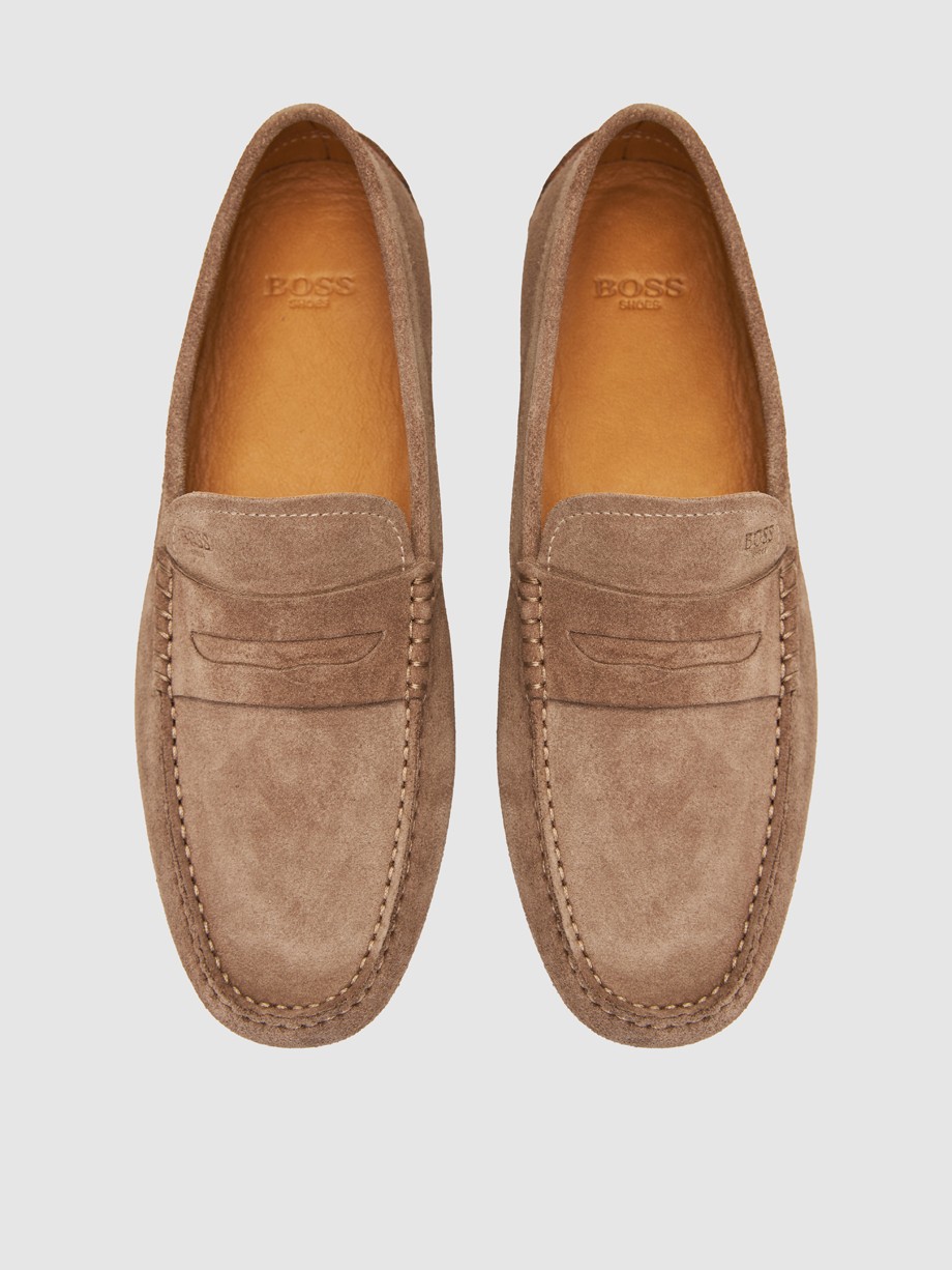 Loafers ανδρικά μπεζ Loafers ανδρικά μπεζ