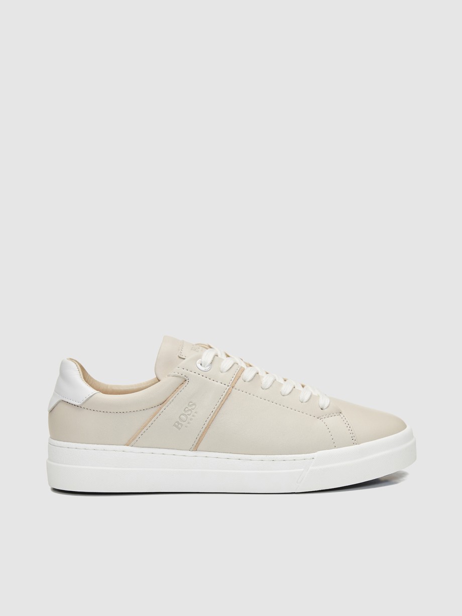 Sneakers ανδρικά μπεζ Sneakers ανδρικά μπεζ