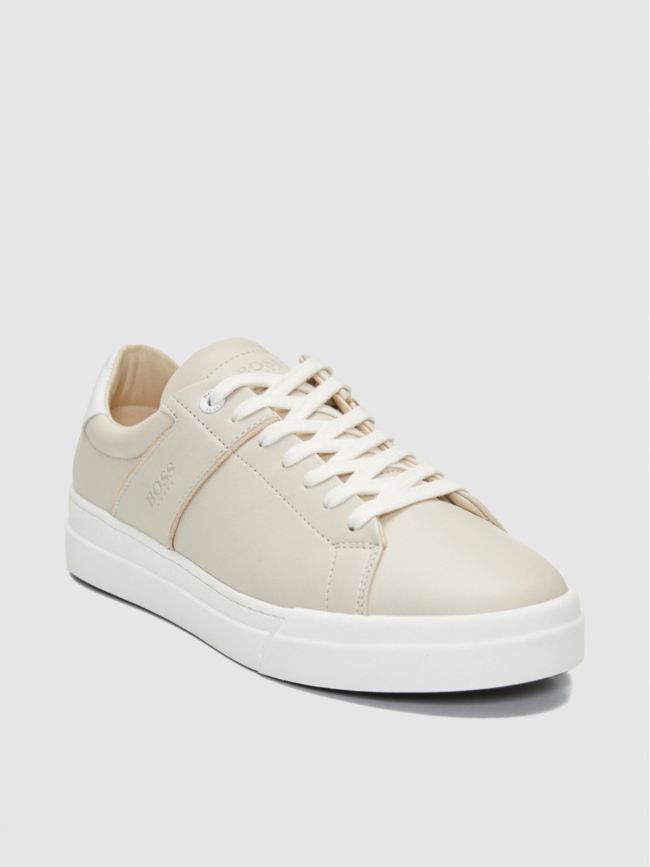 Sneakers ανδρικά μπεζ