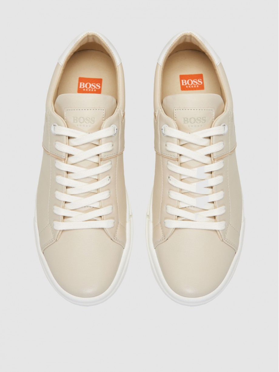 Sneakers ανδρικά μπεζ