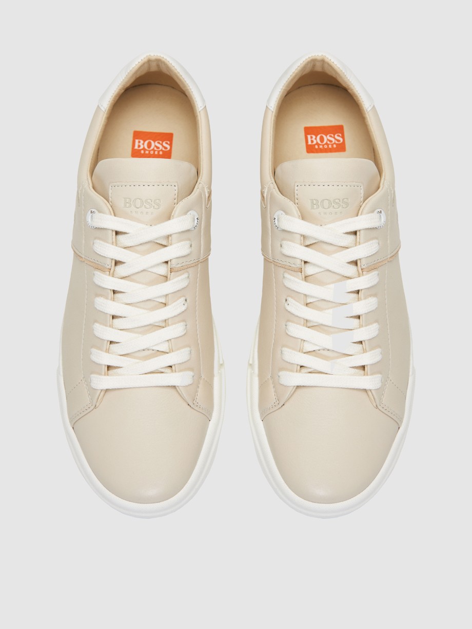 Sneakers ανδρικά μπεζ Sneakers ανδρικά μπεζ