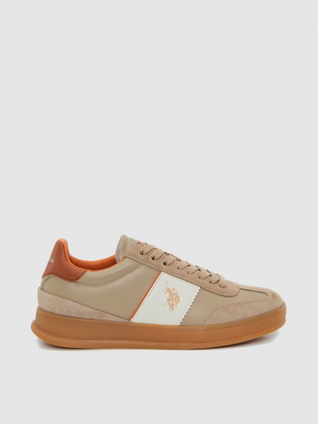 Sneakers ανδρικά μπεζ