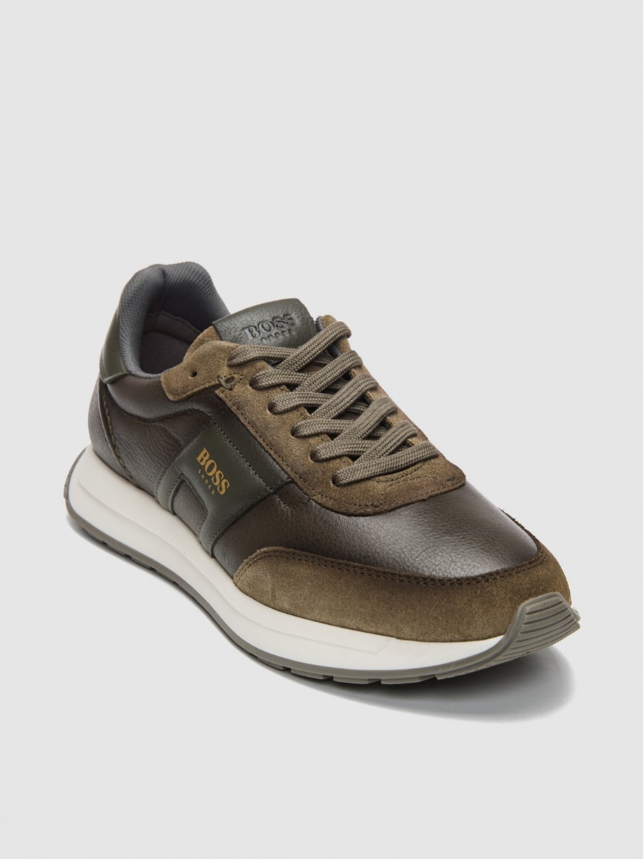 Sneakers ανδρικά χακί